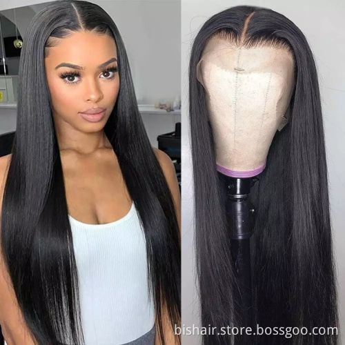 Wholesale Lace Frontal Closure Bundles Virgin Hair Brazilian Hair Peruvian Swiss Lace Closure 360 Frontal Lace Wig